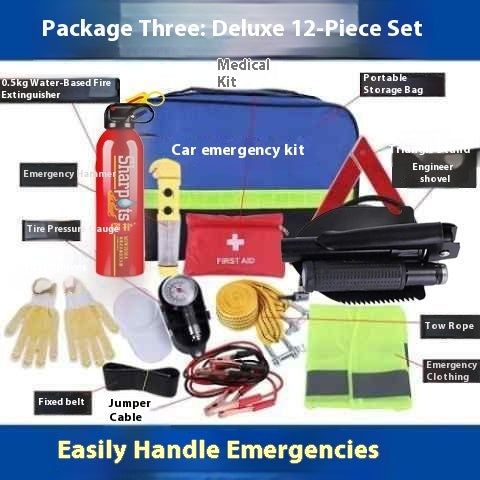 READYKIT - All-In-One Emergency Car Safety Kit